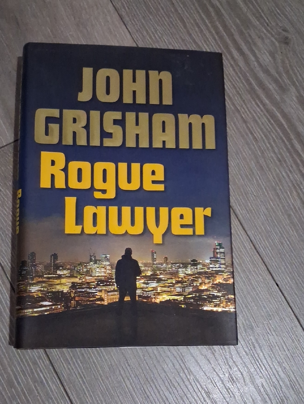 John Grisham "Rogue Lawyer" Hardcover - Navy & Gold